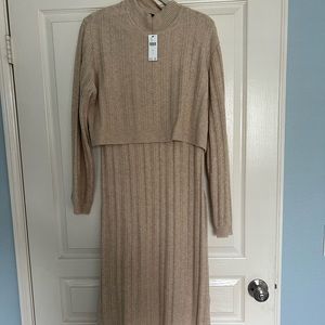 Plus size Anthropologie sweater dress NWT